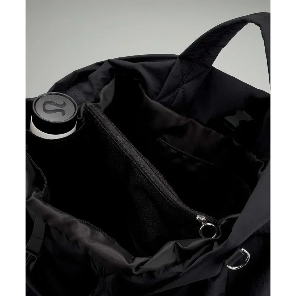 lululemon athletica Black Crossbody Tote Bag
